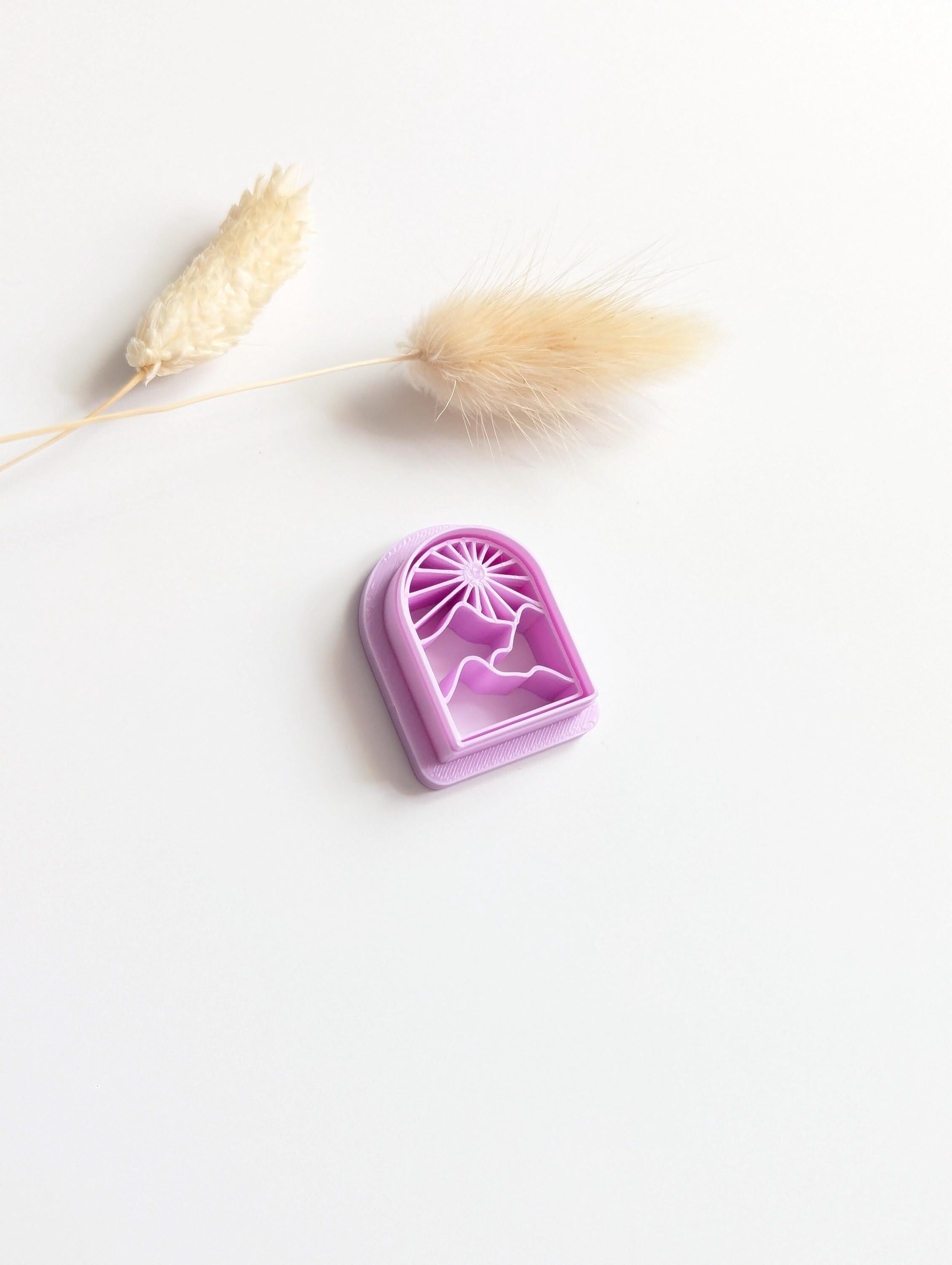Mountain window polymer clay cutter