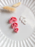 3 Tiered maple leaf dangle polymer clay cutter set