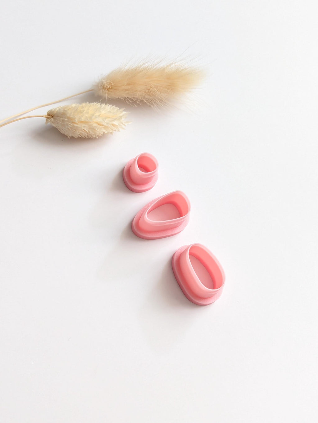 Pebble dangle polymer clay cutter set