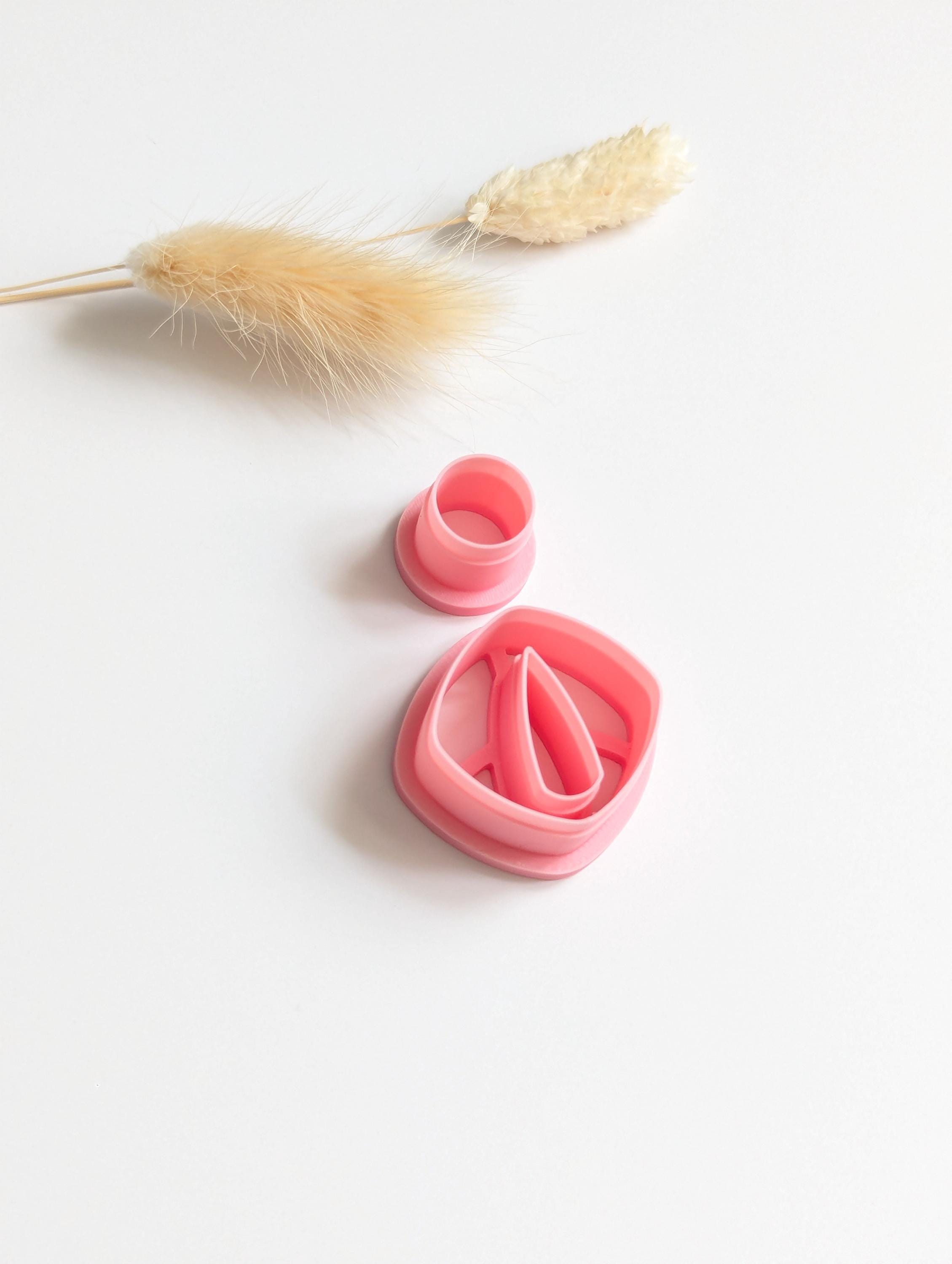 Statement dangle polymer clay cutter set