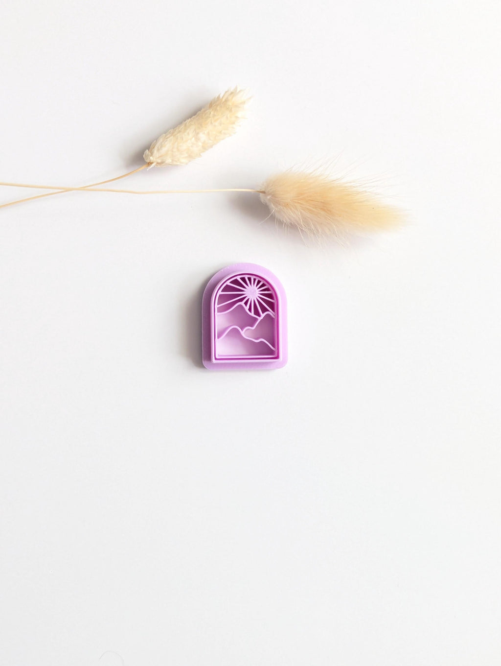 Mountain window polymer clay cutter