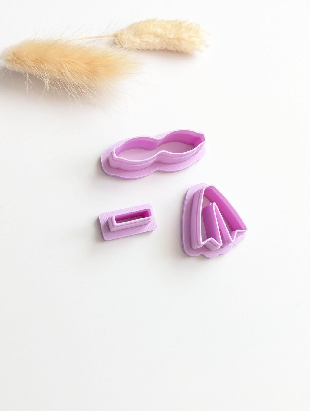 3D Bow builder polymer clay cutter set