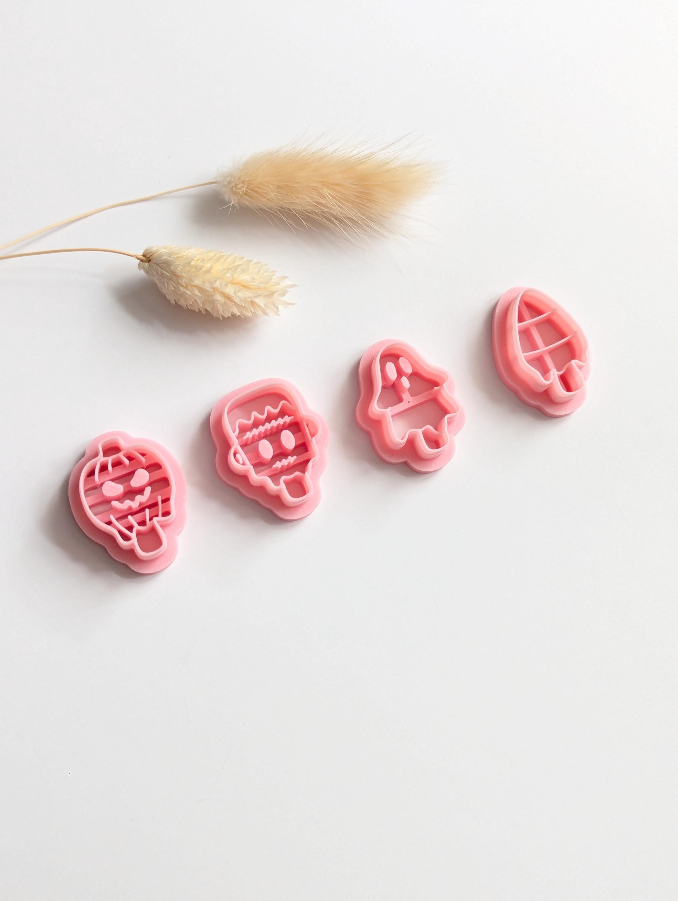Halloween ice cream polymer clay cutter