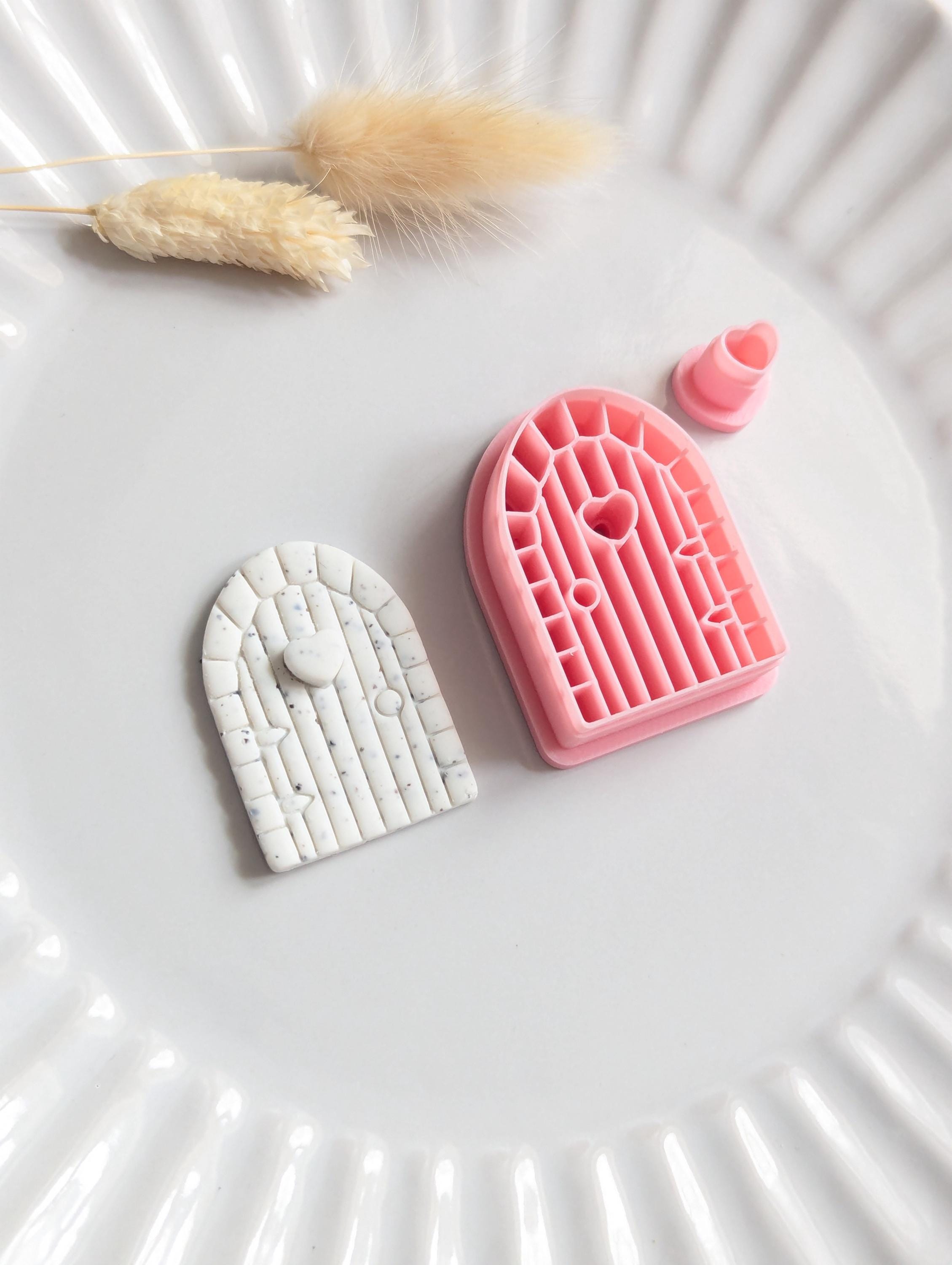 Fairy door polymer clay cutter set