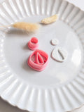 Statement dangle polymer clay cutter set