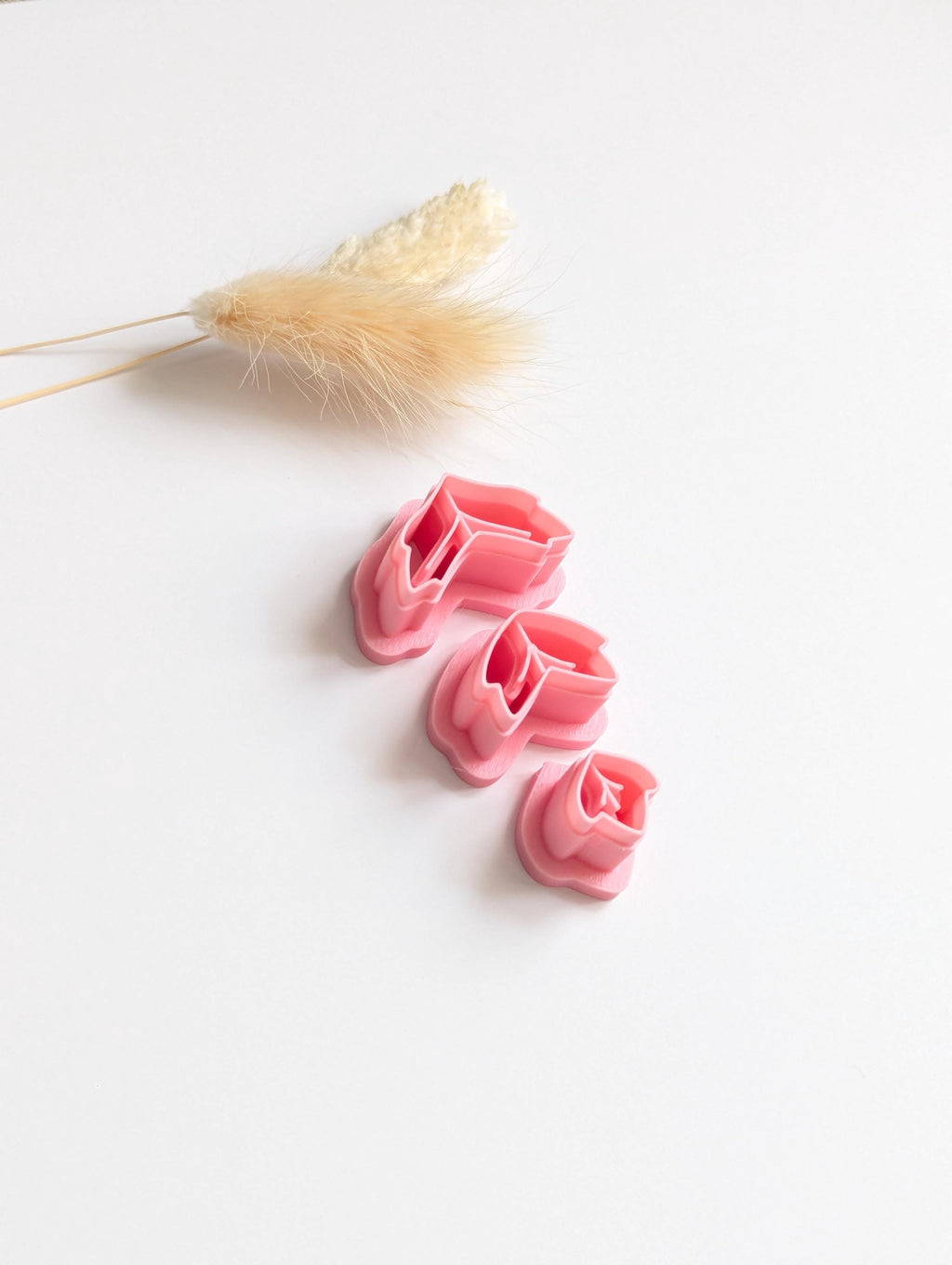 3 Tiered maple leaf dangle polymer clay cutter set