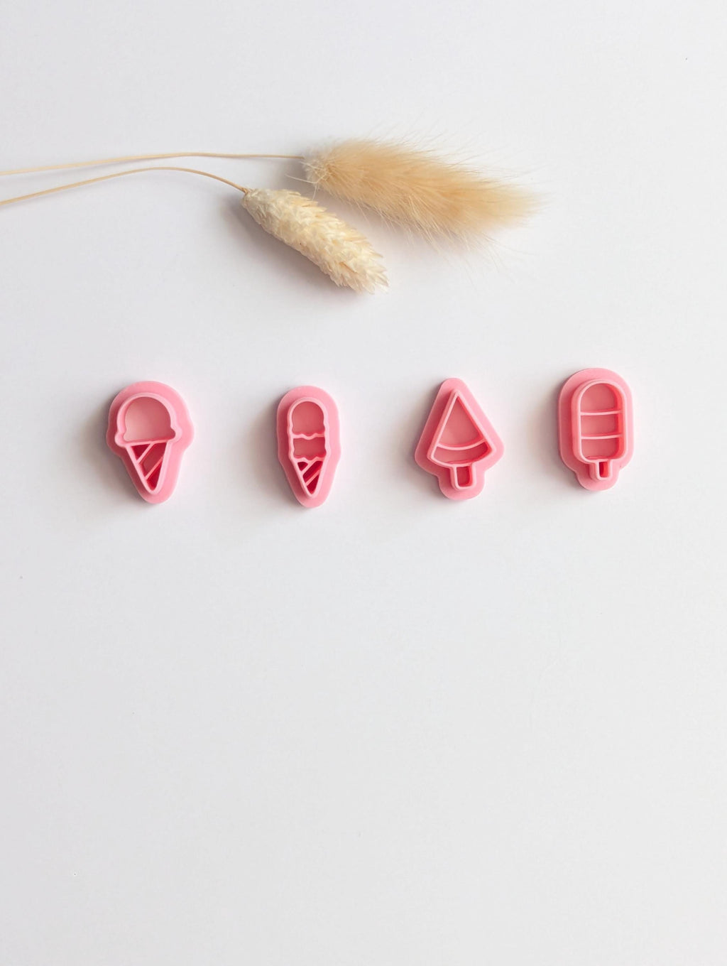 Icecream polymer clay cutters