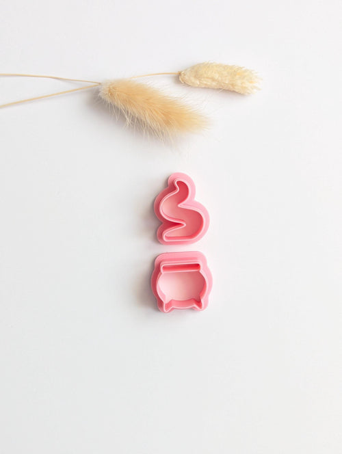 Cauldron polymer clay cutter set