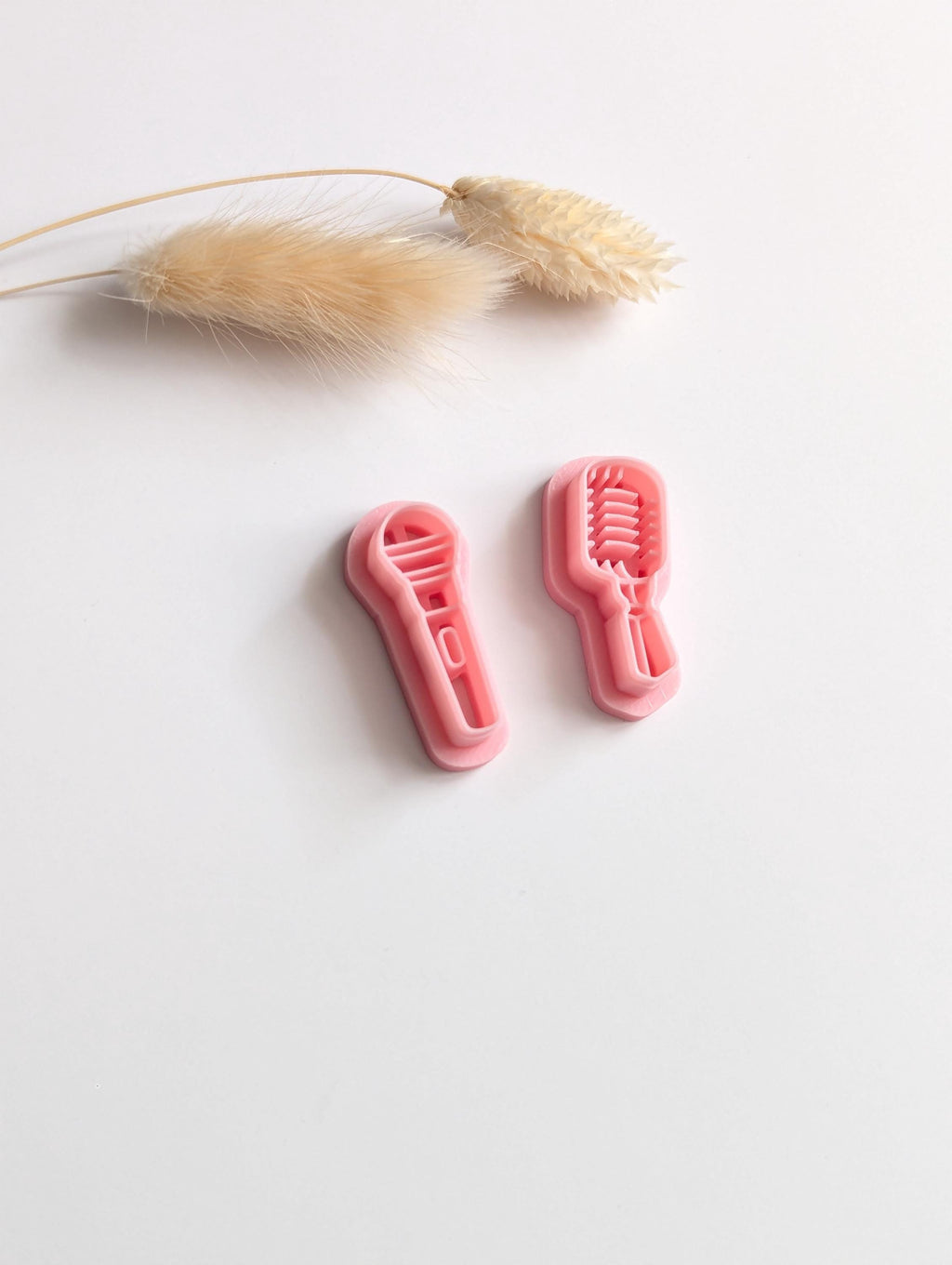 Microphone polymer clay cutter set