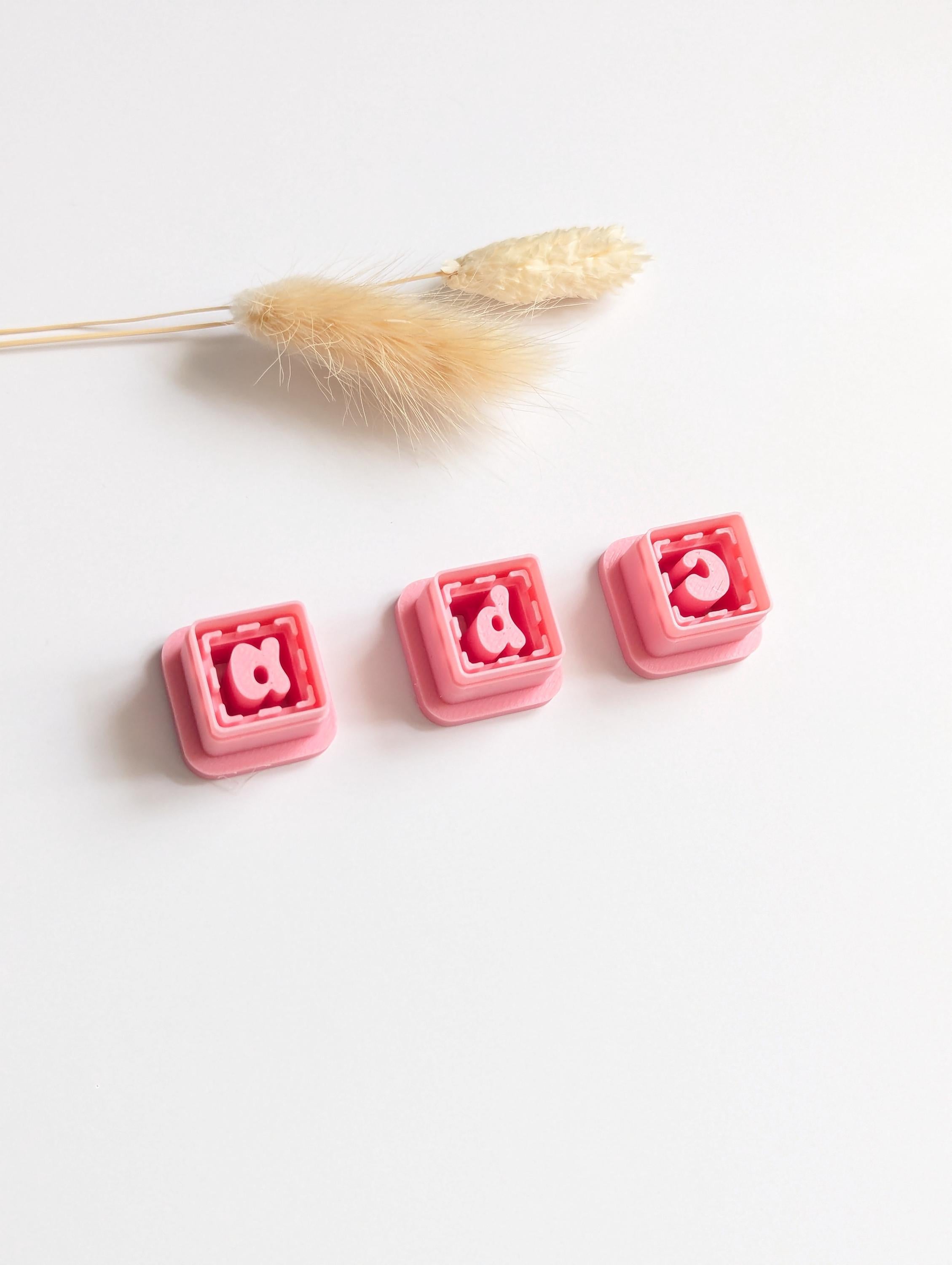 ABC cubes polymer clay cutter set