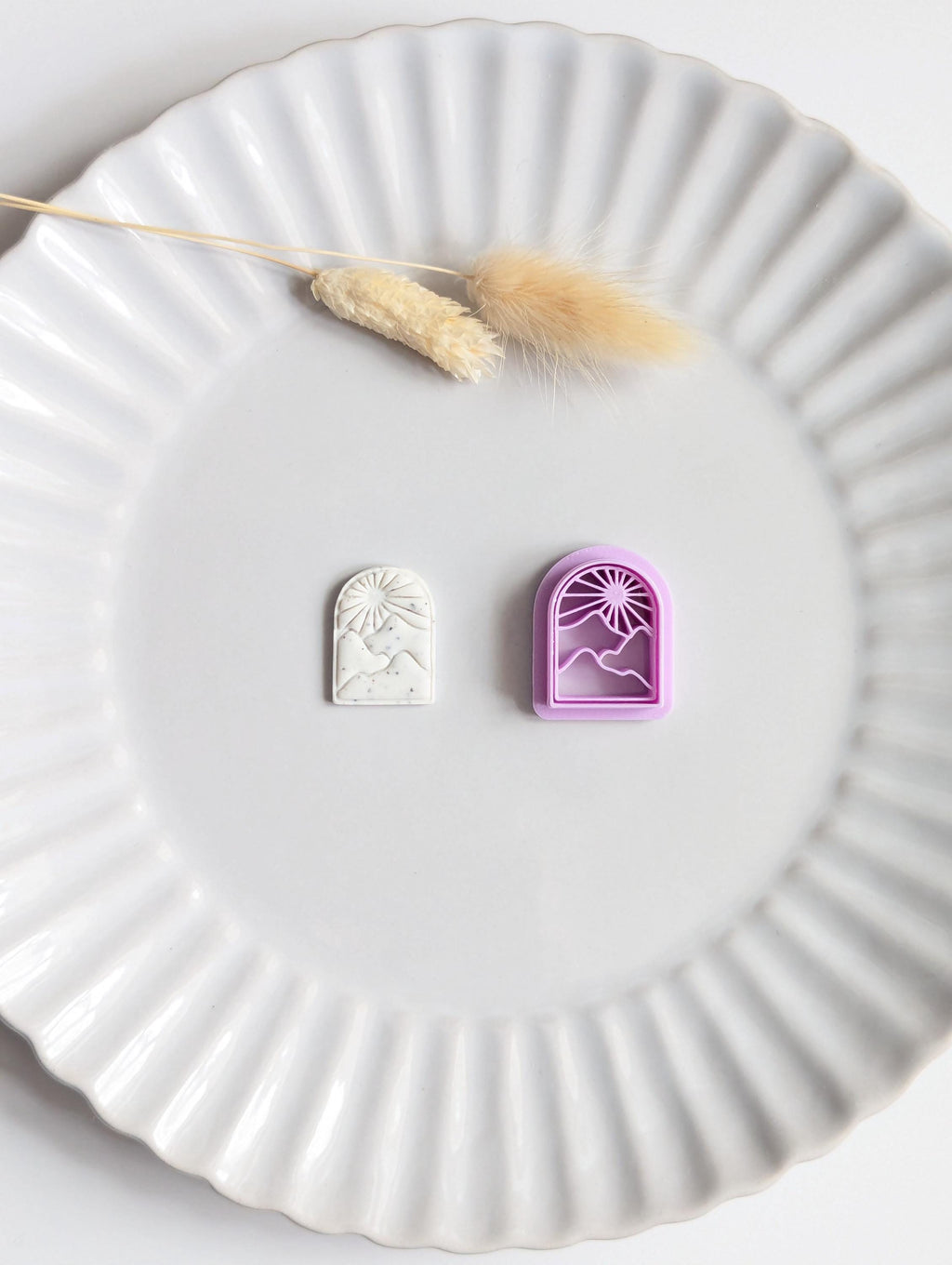 Mountain window polymer clay cutter