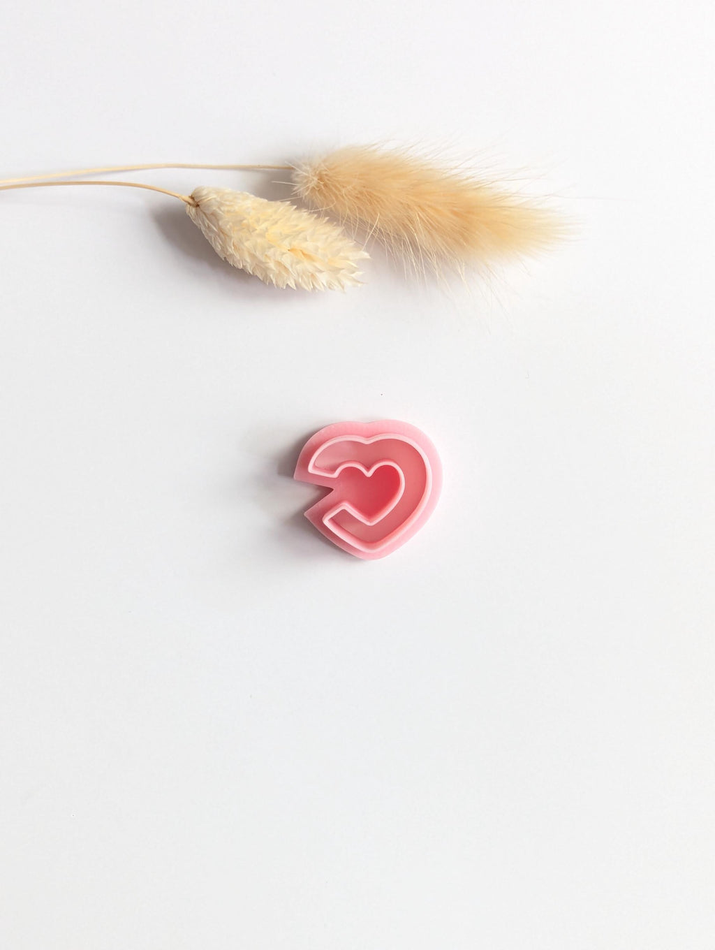 Heart hoop polymer clay cutter