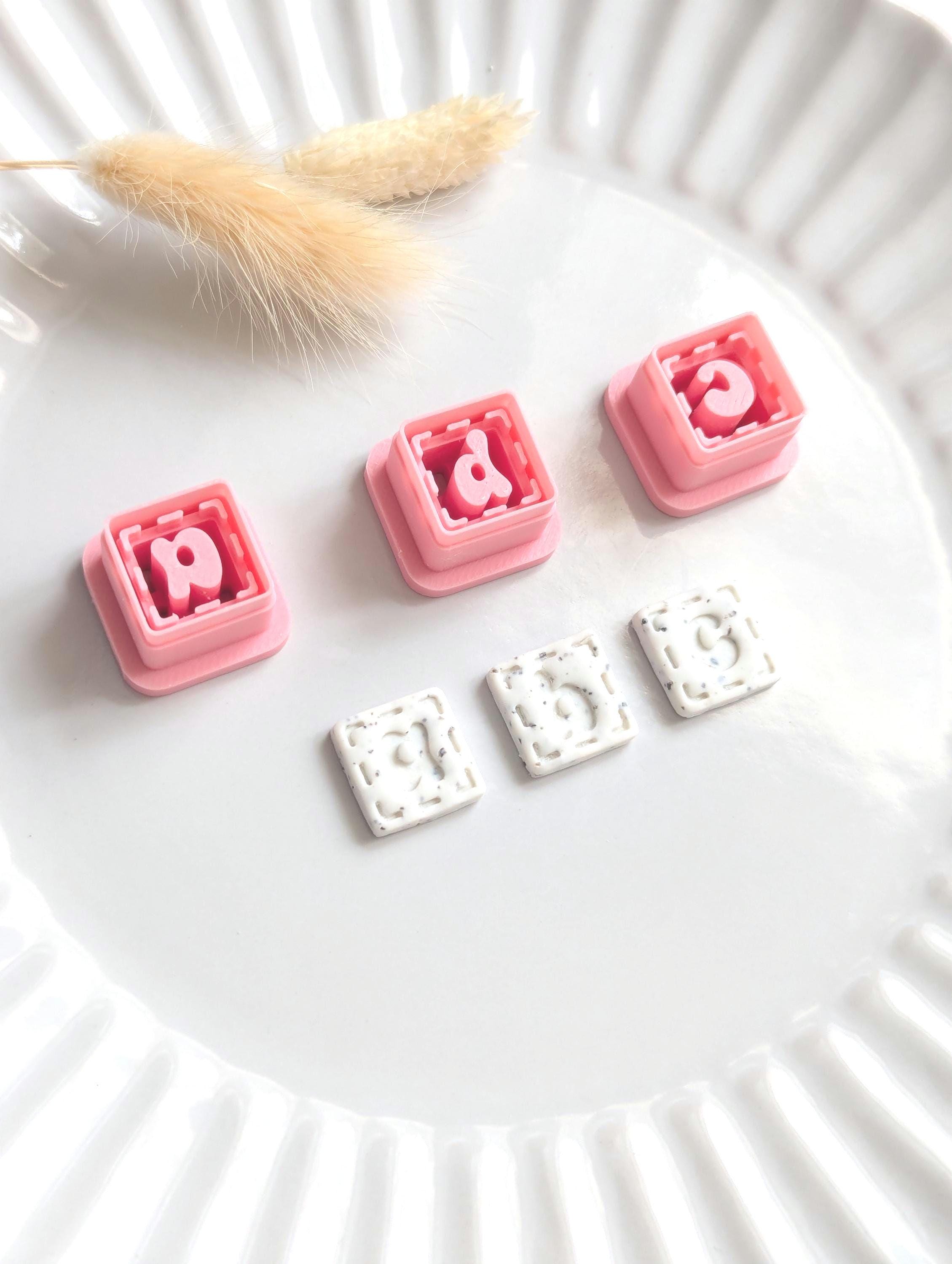 ABC cubes polymer clay cutter set
