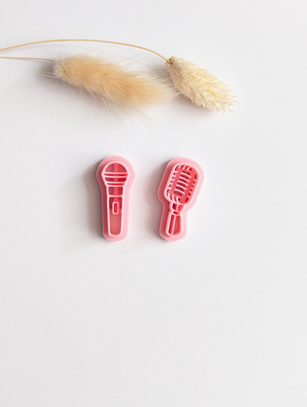 Microphone polymer clay cutter set