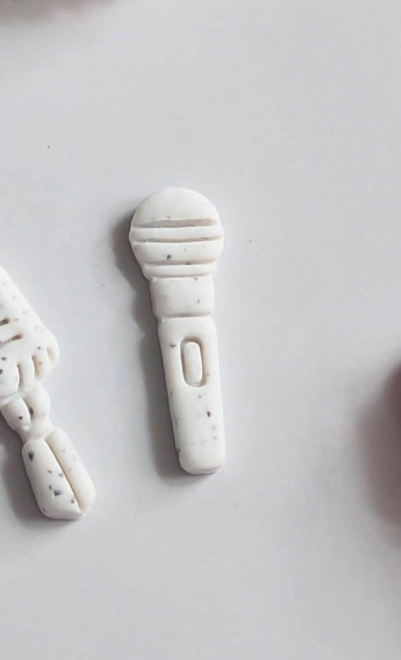 Microphone polymer clay cutter set
