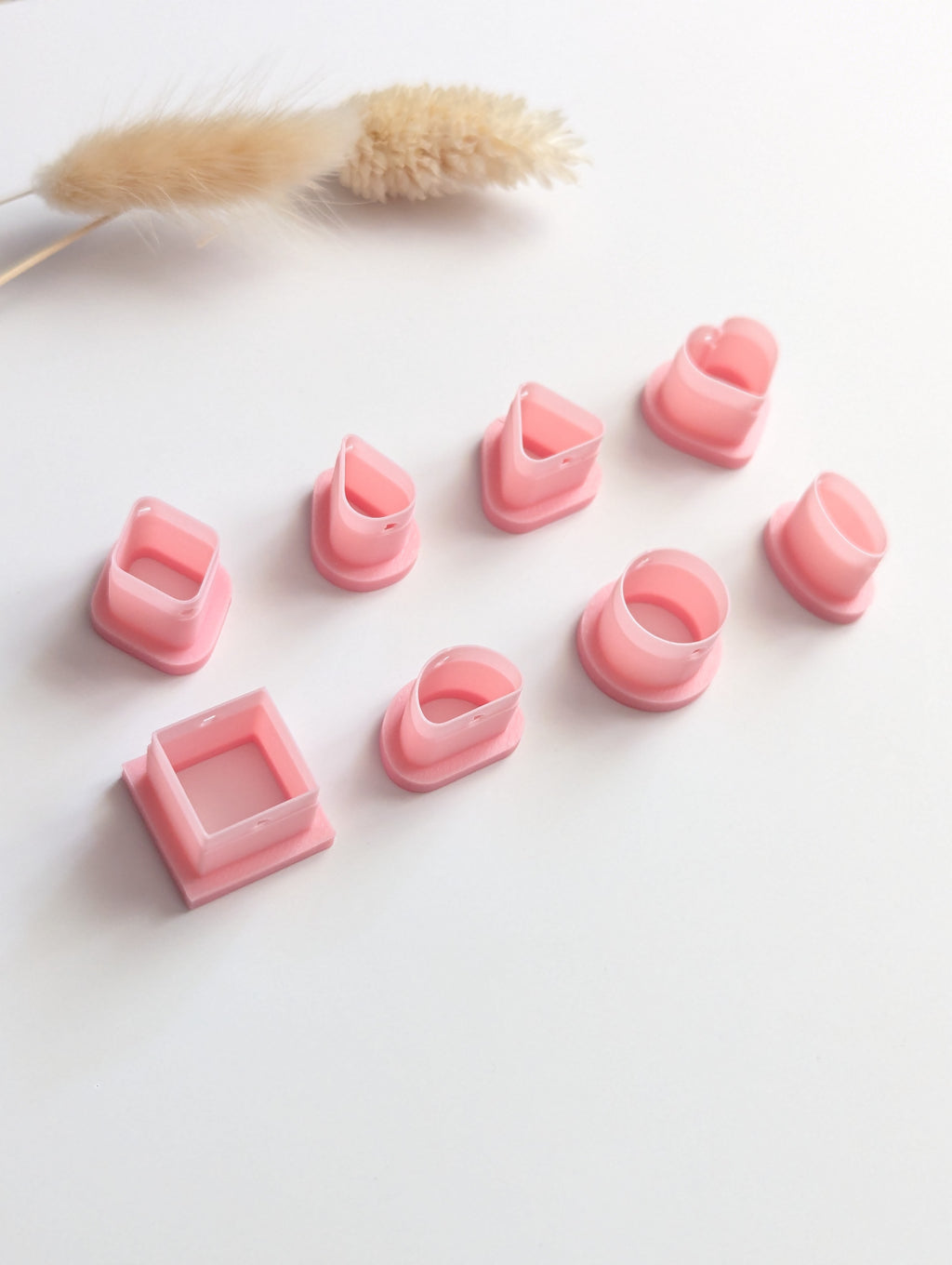 Basic shape bead cutters (with hole)