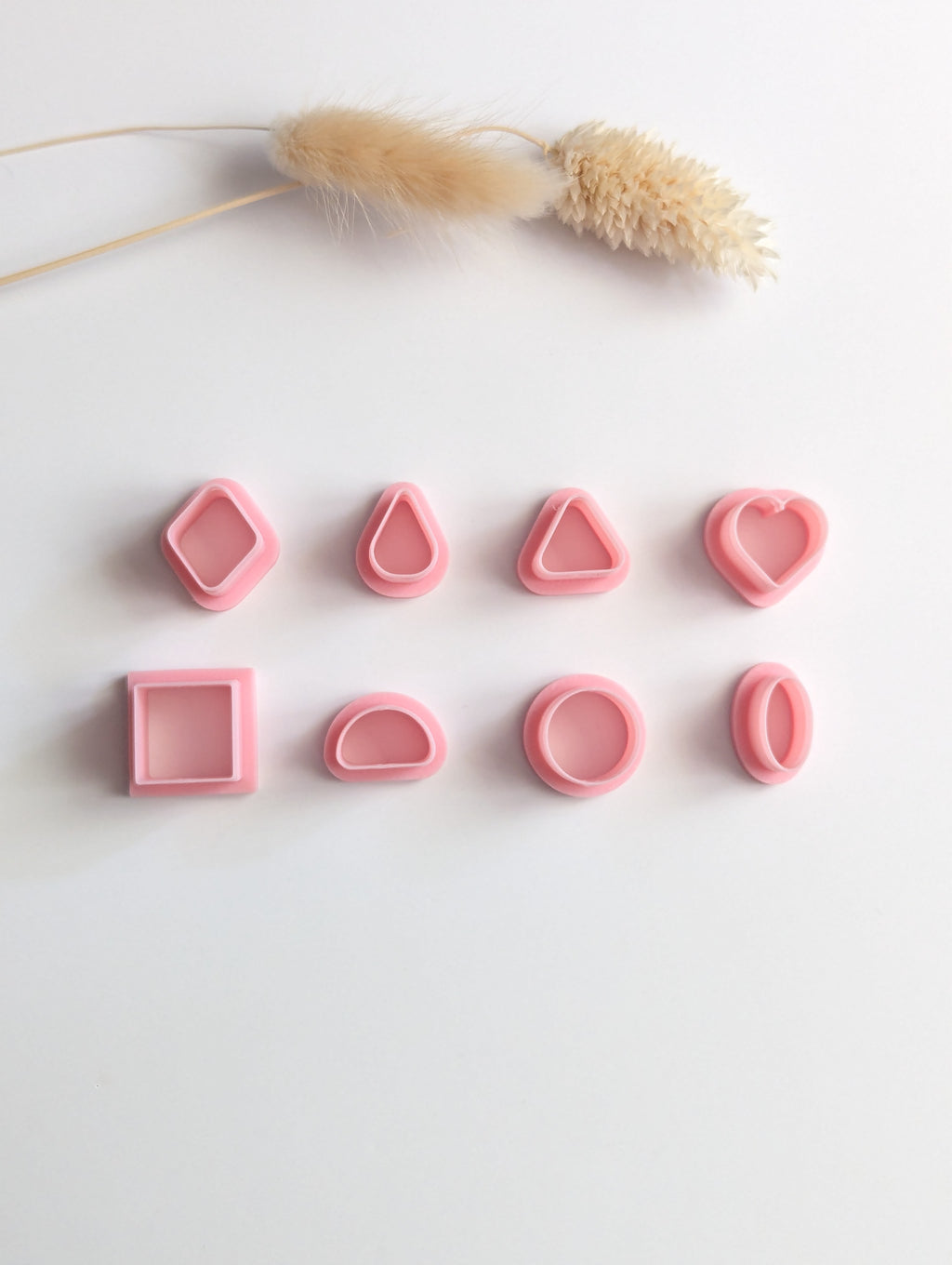 Basic shape bead cutters (with hole)