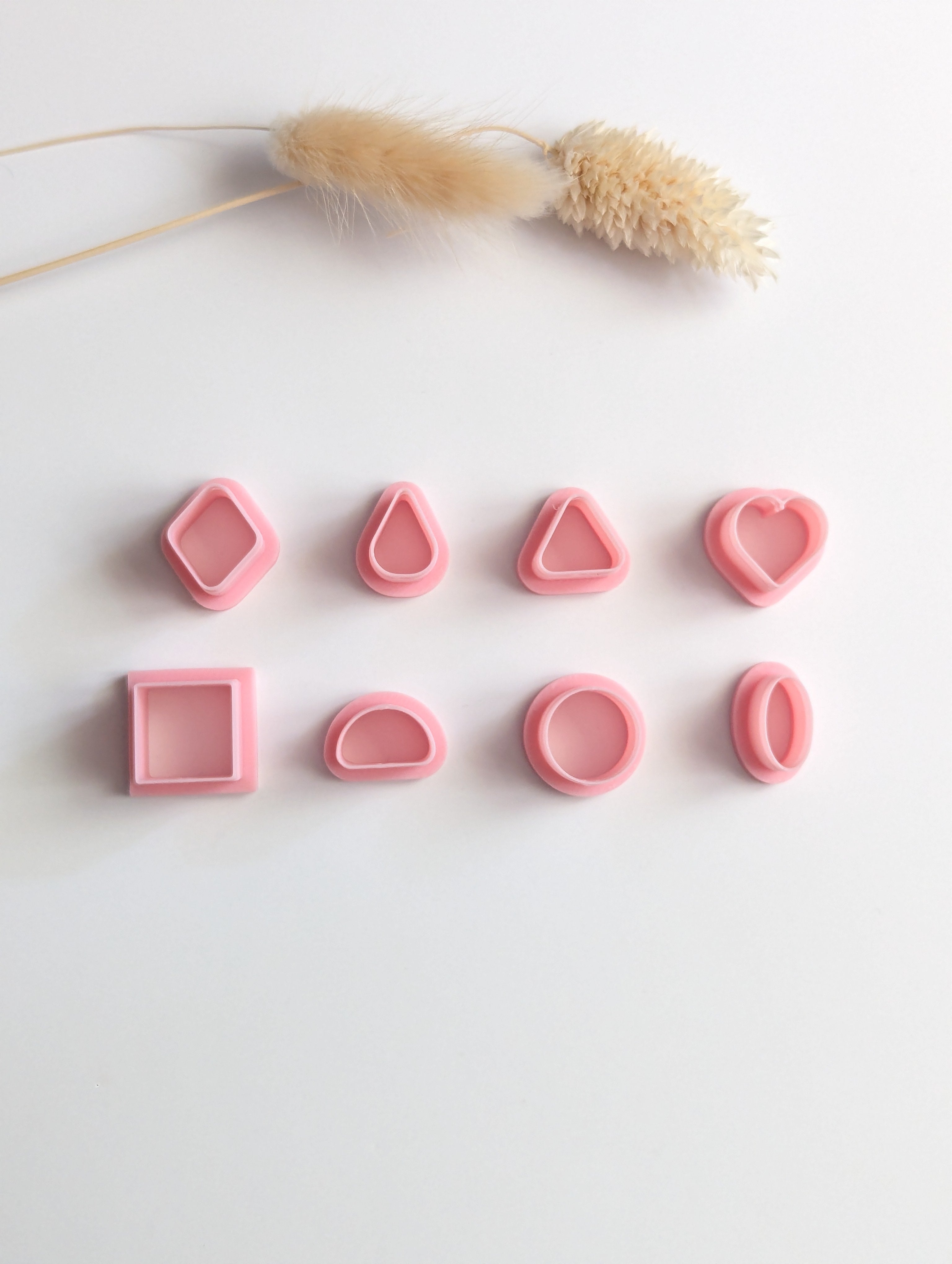 Basic shape bead cutters (with hole)