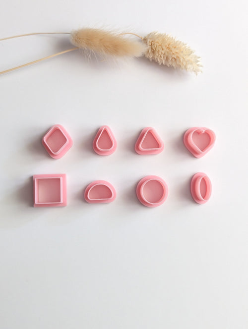 Basic shape bead cutters (with hole)
