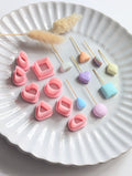 Basic shape bead cutters (with hole)
