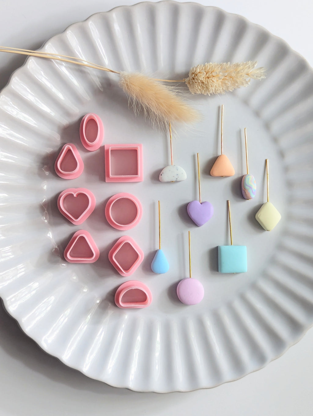 Basic shape bead cutters (with hole)